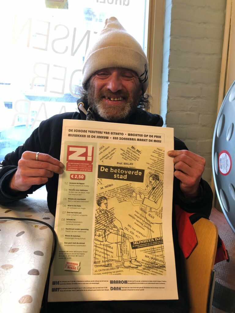 Z! verkoper Ian met editie 2