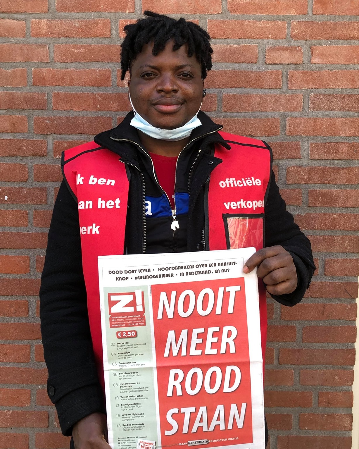 Z! verkoper Frank met editie 8