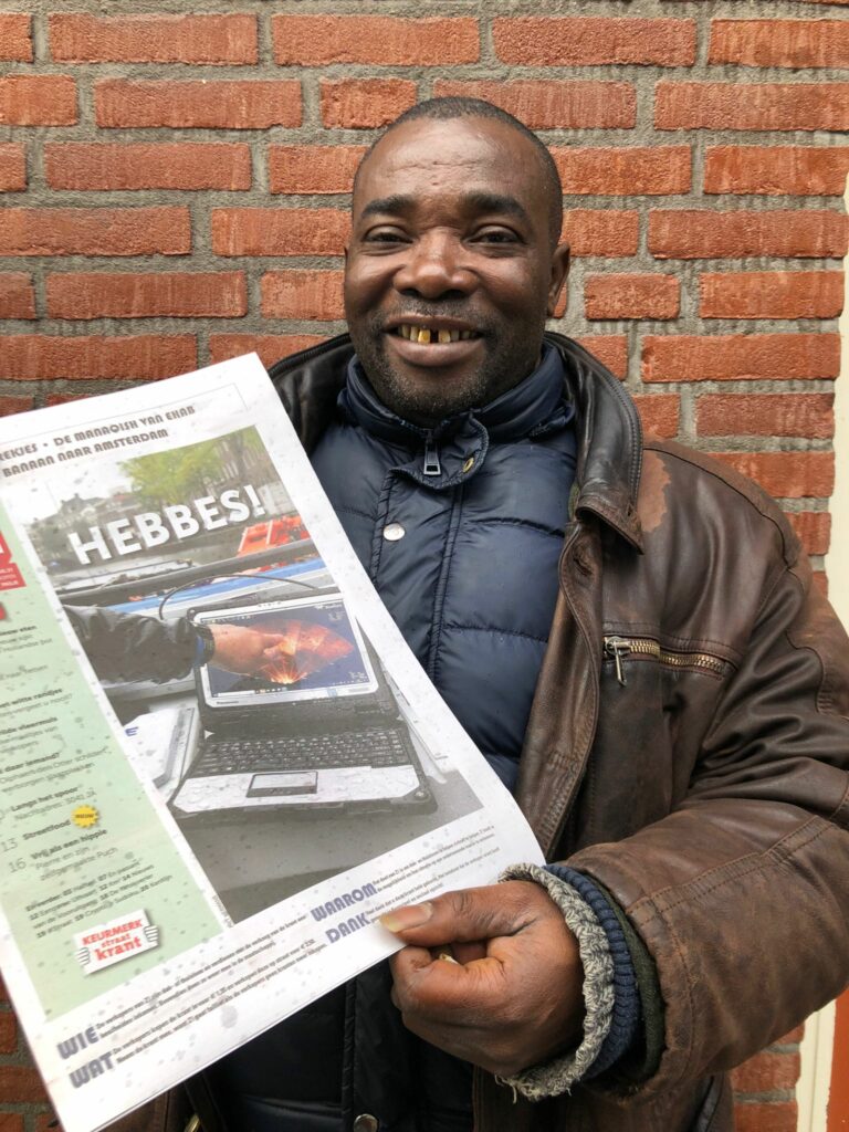Z verkoper George met Z! krant editie 14